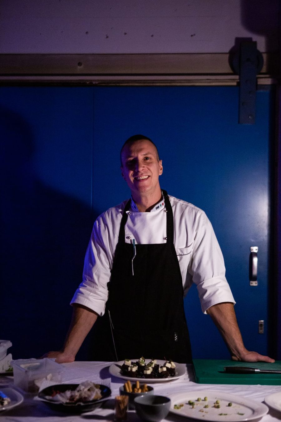 Chef at an event