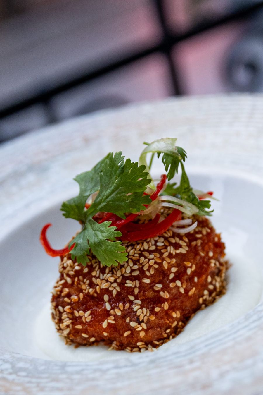 Sesame crusted tartare