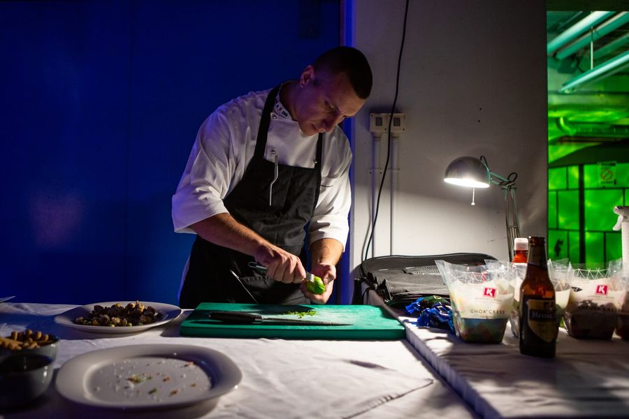 Plating at an event